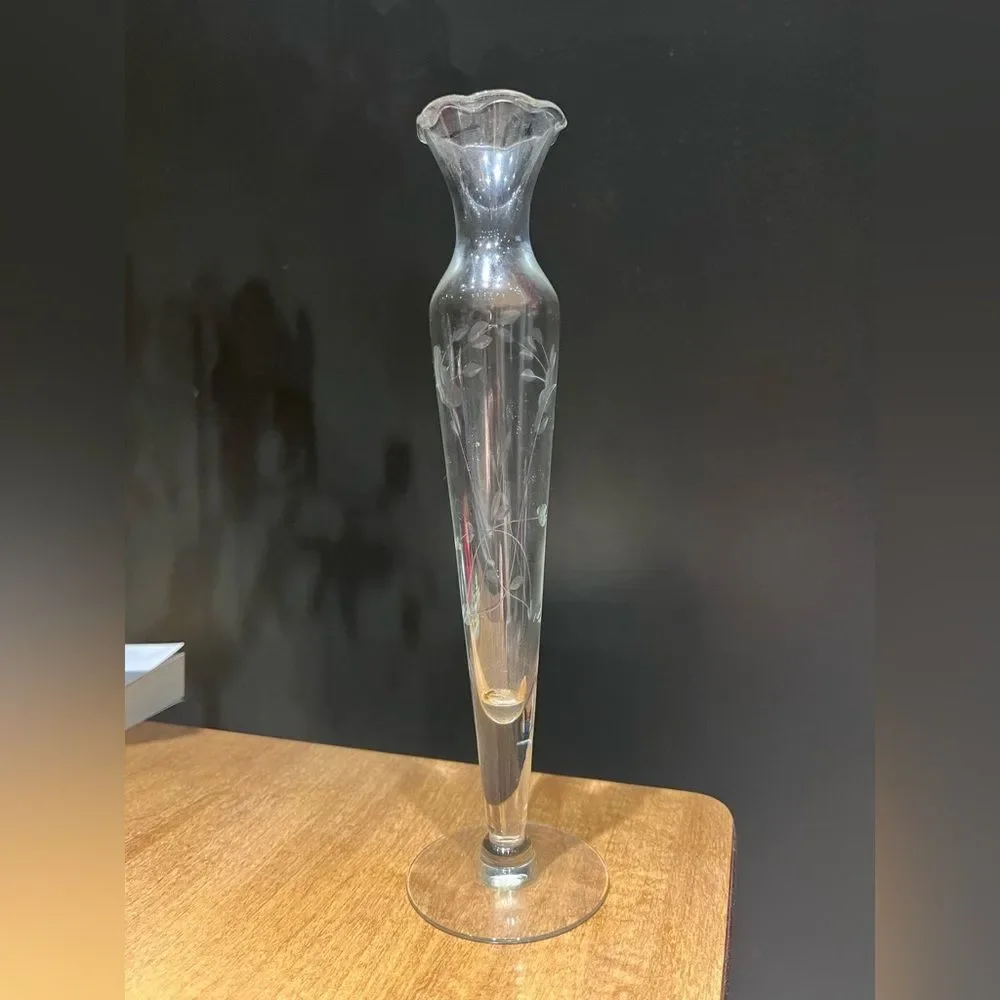 Princess House | Crystal Fluted Bud‎ Vase Heritage